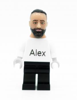 handpainted LEGO head