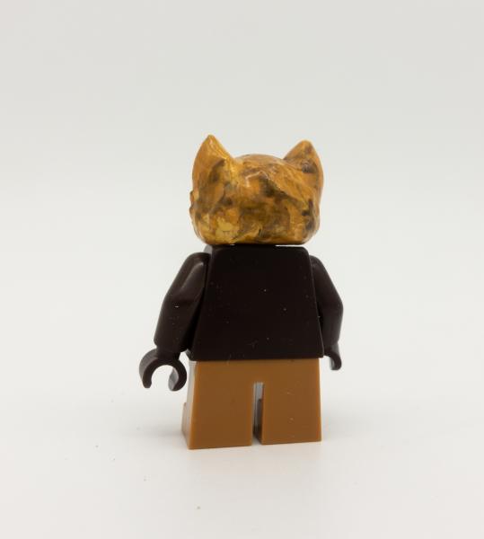 POLYTOY3D Katze mit LEGO figur
