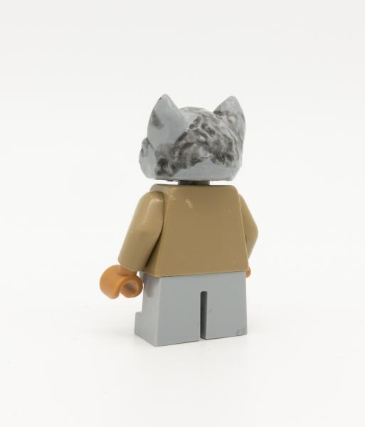 POLYTOY3d cat head with LEGO